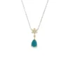 Turquoise Teardrop Pendant Necklace