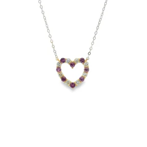 Diamond Heart Pendant Necklace