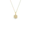 Flower Diamond Pendant Necklace