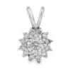 Diamond Starburst Cluster Pendant