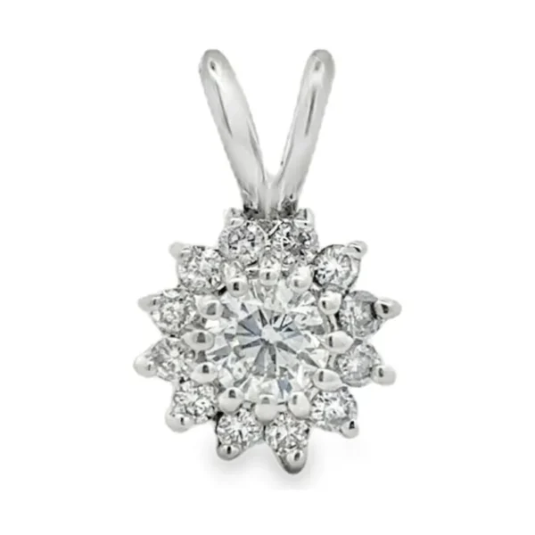 Diamond Starburst Cluster Pendant