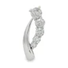 Curved Diamond Journey Pendant