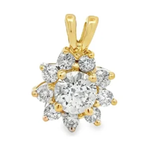 Diamond Cluster Star Pendant