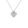 Clover Diamond Pendant Necklace