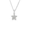 Diamond Floral Pendant Necklace