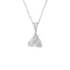 Three Stone Diamond Pendant