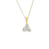 Three Stone Diamond Pendant