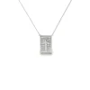 Diamond Cross Tag Pendant