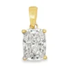 Radiant Diamond Pendant Necklace