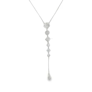 Diamond Y Drop Necklace