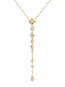 Diamond Drop Lariat Necklace