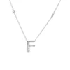Diamond Letter F Pendant