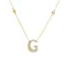 Diamond Initial G Necklace