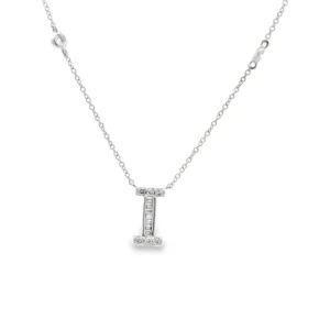 Initial I Pendant Necklace