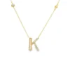 Diamond Initial K Pendant