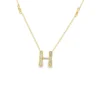 Diamond Initial Pendant Necklace