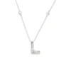 Diamond Initial L Pendant