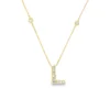 Diamond Initial L Pendant