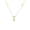 Diamond Initial T Pendant