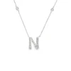 Diamond Initial N Necklace