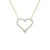 Heart Diamond Pendant Necklace
