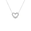 Diamond Heart Pendant Necklace