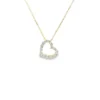 Heart Diamond Pendant Necklace