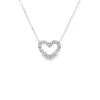Heart Diamond Pendant Necklace