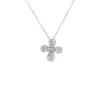 Floral Diamond Pendant Necklace