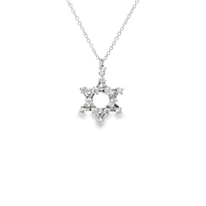 Star Diamond Pendant Necklace