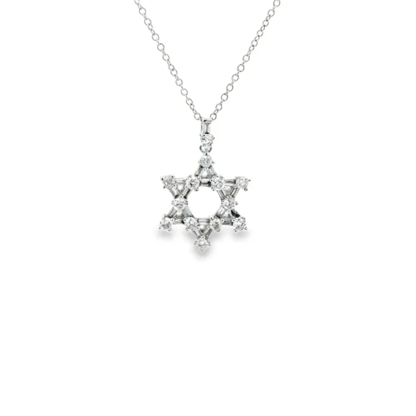 Star Diamond Pendant Necklace