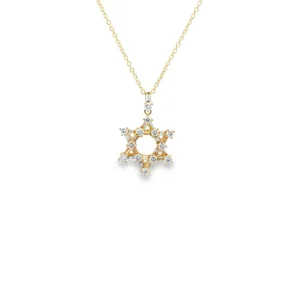 Star Diamond Pendant Necklace