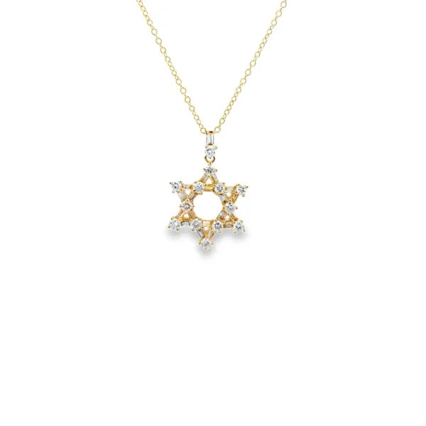 Star Diamond Pendant Necklace