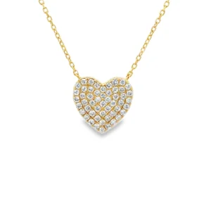 Diamond Heart Pendant Necklace