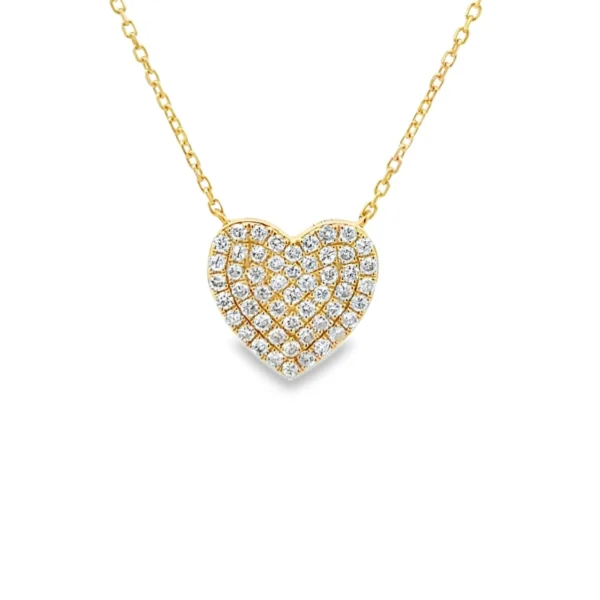 Diamond Heart Pendant Necklace