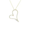 Heart Diamond Pendant Necklace