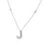 Diamond Initial J Necklace