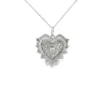 Heart Diamond Pendant Necklace