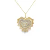 Heart Diamond Pendant Necklace