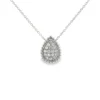 Pear Diamond Pendant Necklace