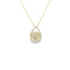 Teardrop Diamond Pendant Necklace
