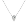 Pear Diamond Pendant Necklace