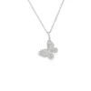 Butterfly Diamond Pendant Necklace