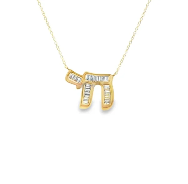 Chai Diamond Pendant Necklace