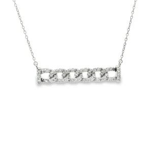 Diamond Chain Link Necklace