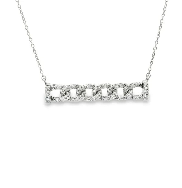 Diamond Chain Link Necklace