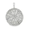 Round Diamond Mandala Pendant