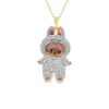 Character Diamond Pendant Necklace