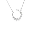 Cluster Diamond Pendant Necklace