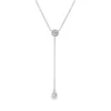 Diamond Y Drop Necklace